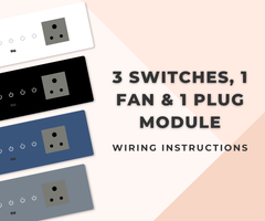 Smart Switch Installation Guide for 3 Switches, 1 Fan and 1 Plug Module