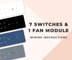 Smart Switch Installation Guide for 7 Switches and 1 Fan Module