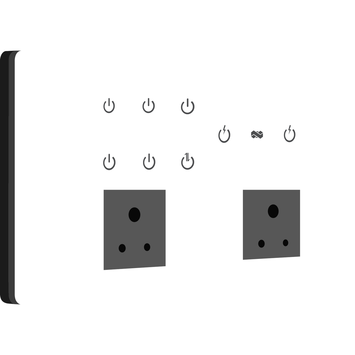 12 Gang  IR Remote Switches -White