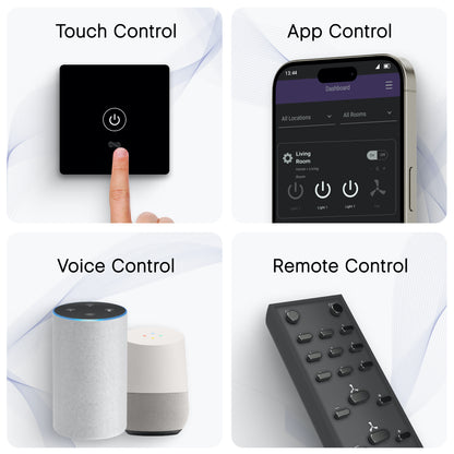 Types of controls in smart switches