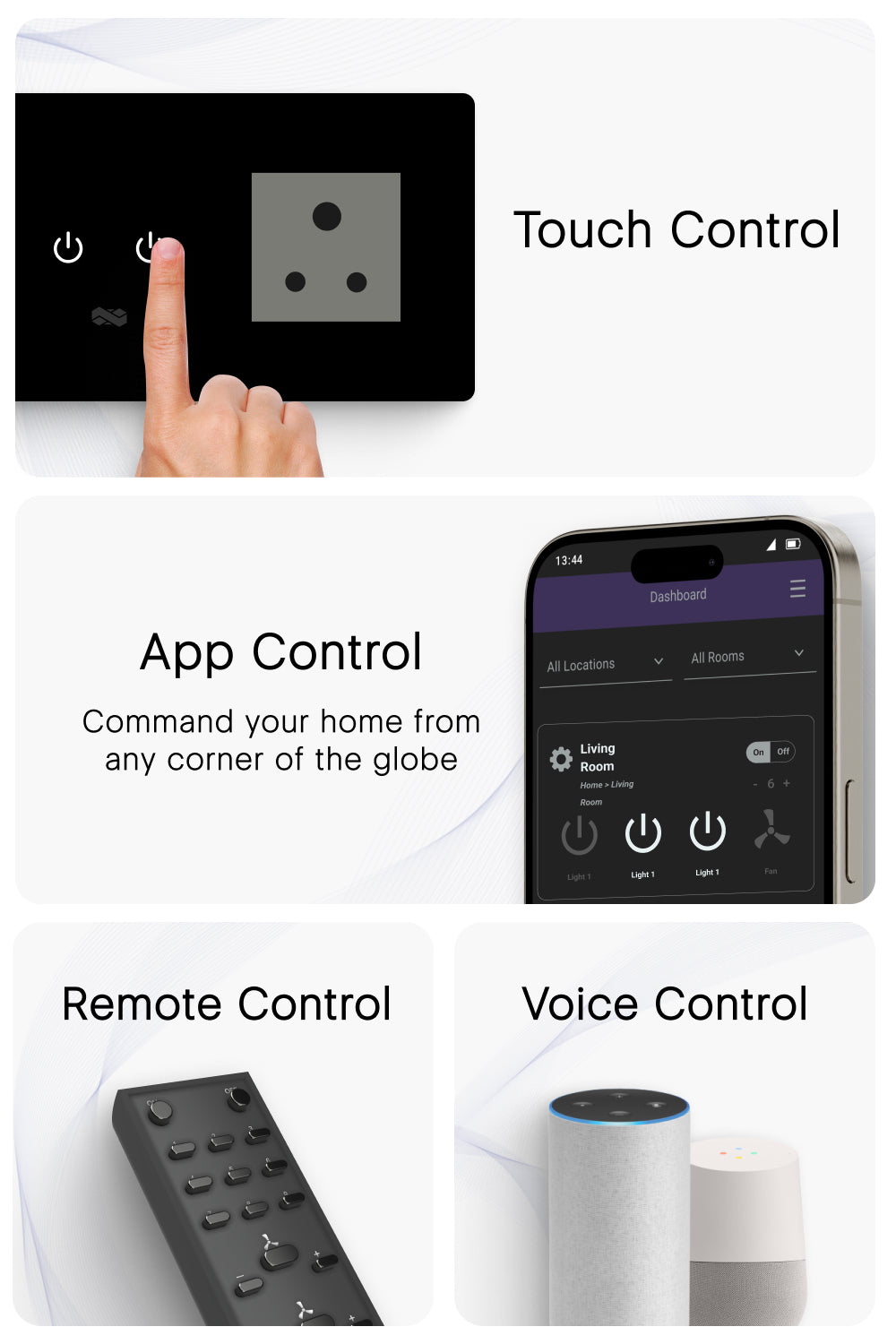 App control in smart switches