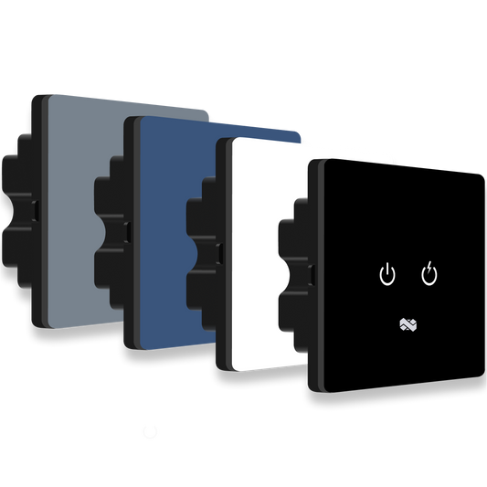 2 Gang IR Remote & Wi-Fi TouchSwitch
