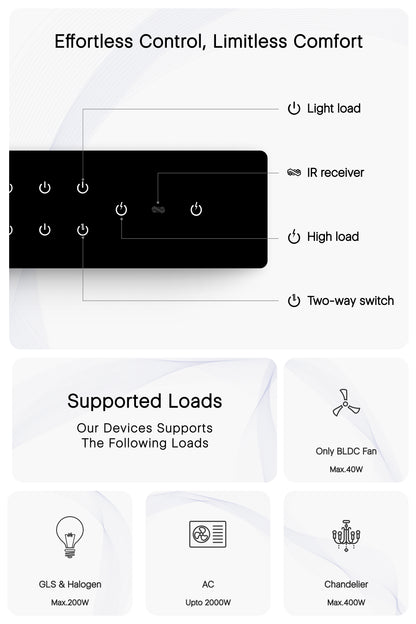 touch controls in switches