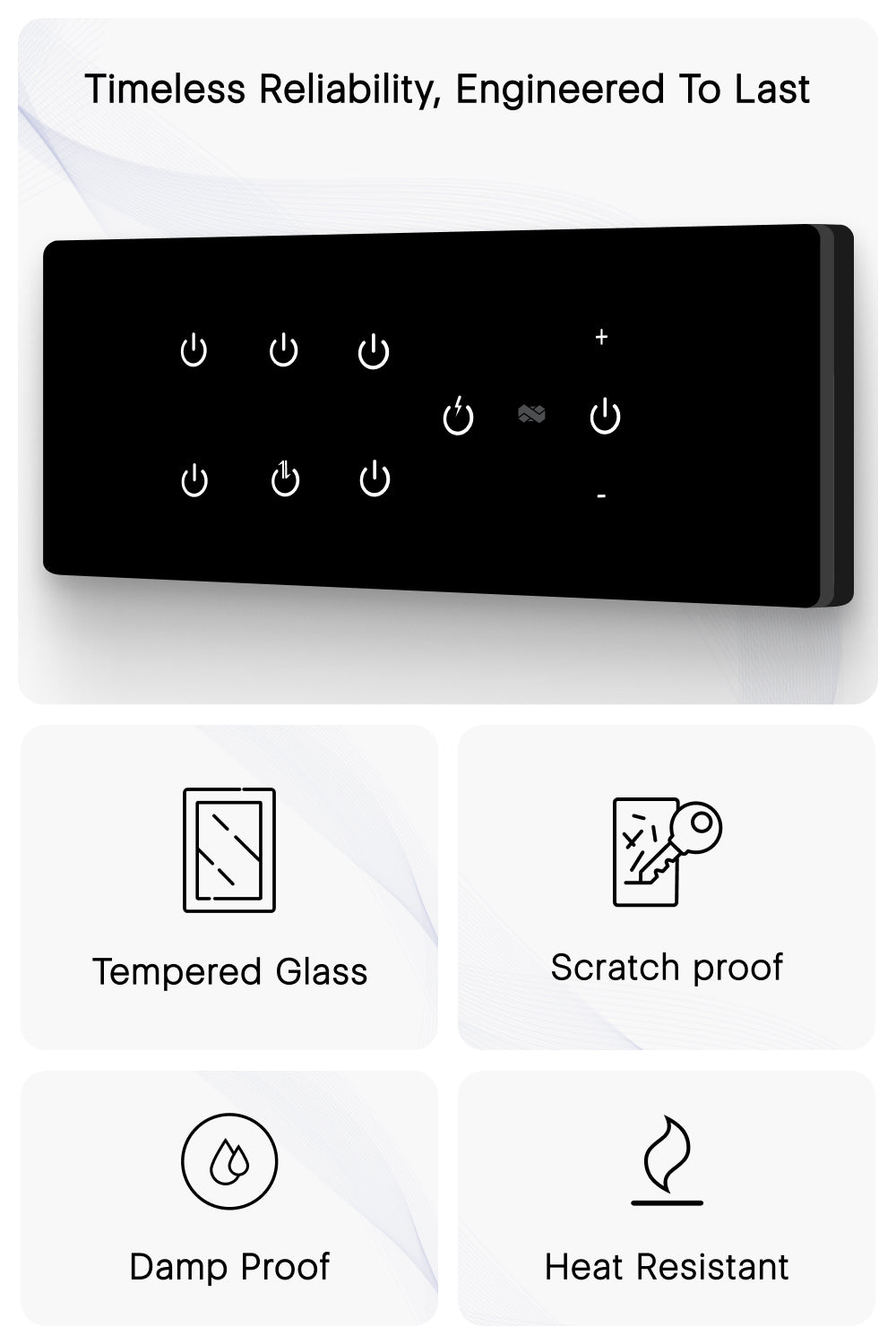 timeless reliability in  Wi-Fi Touch Switch