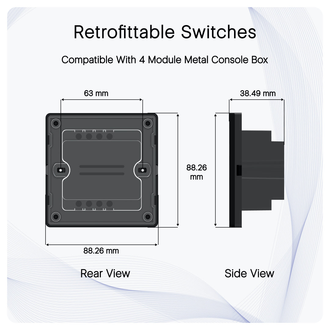 metal console box in smart switches