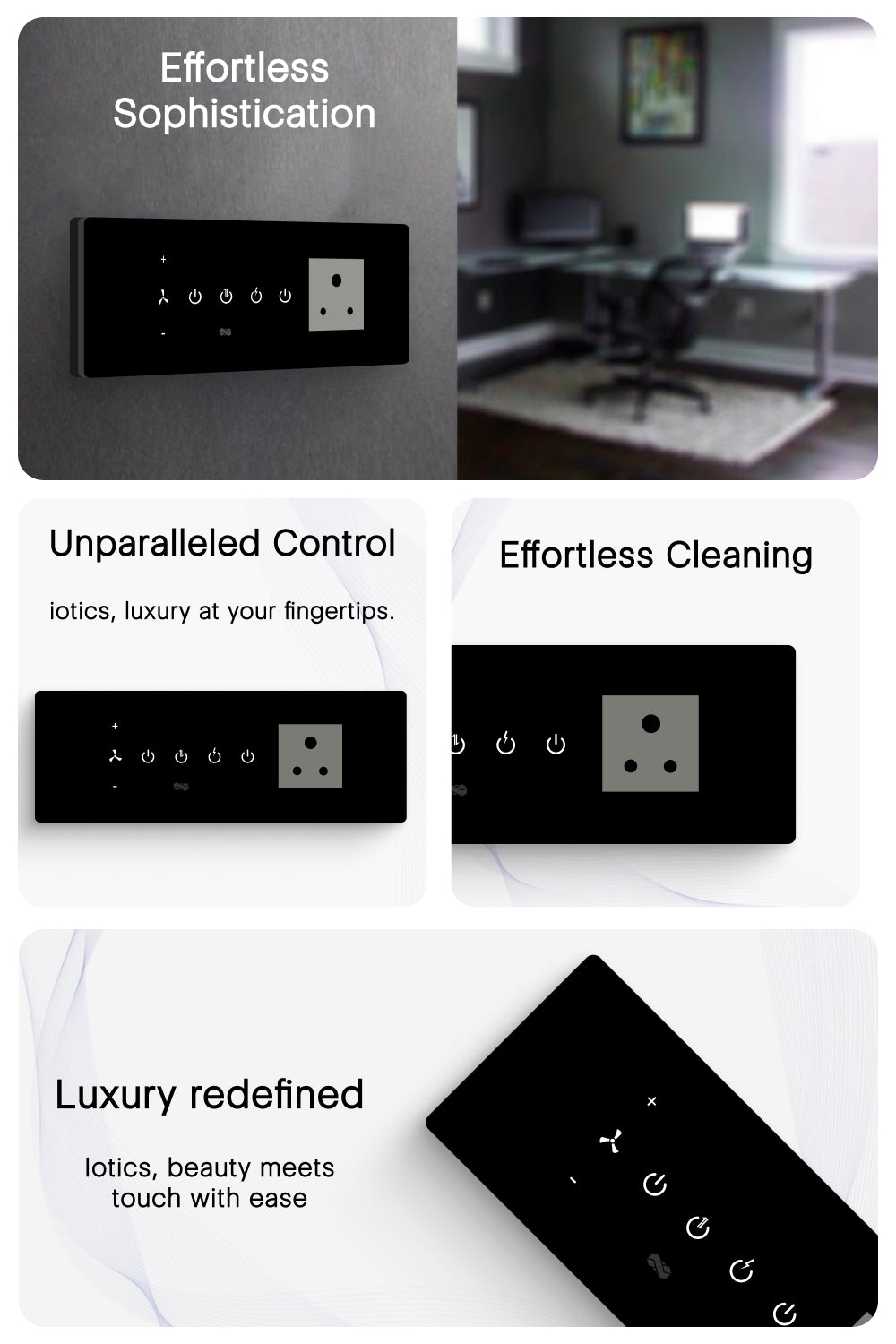 Luxury touch switches