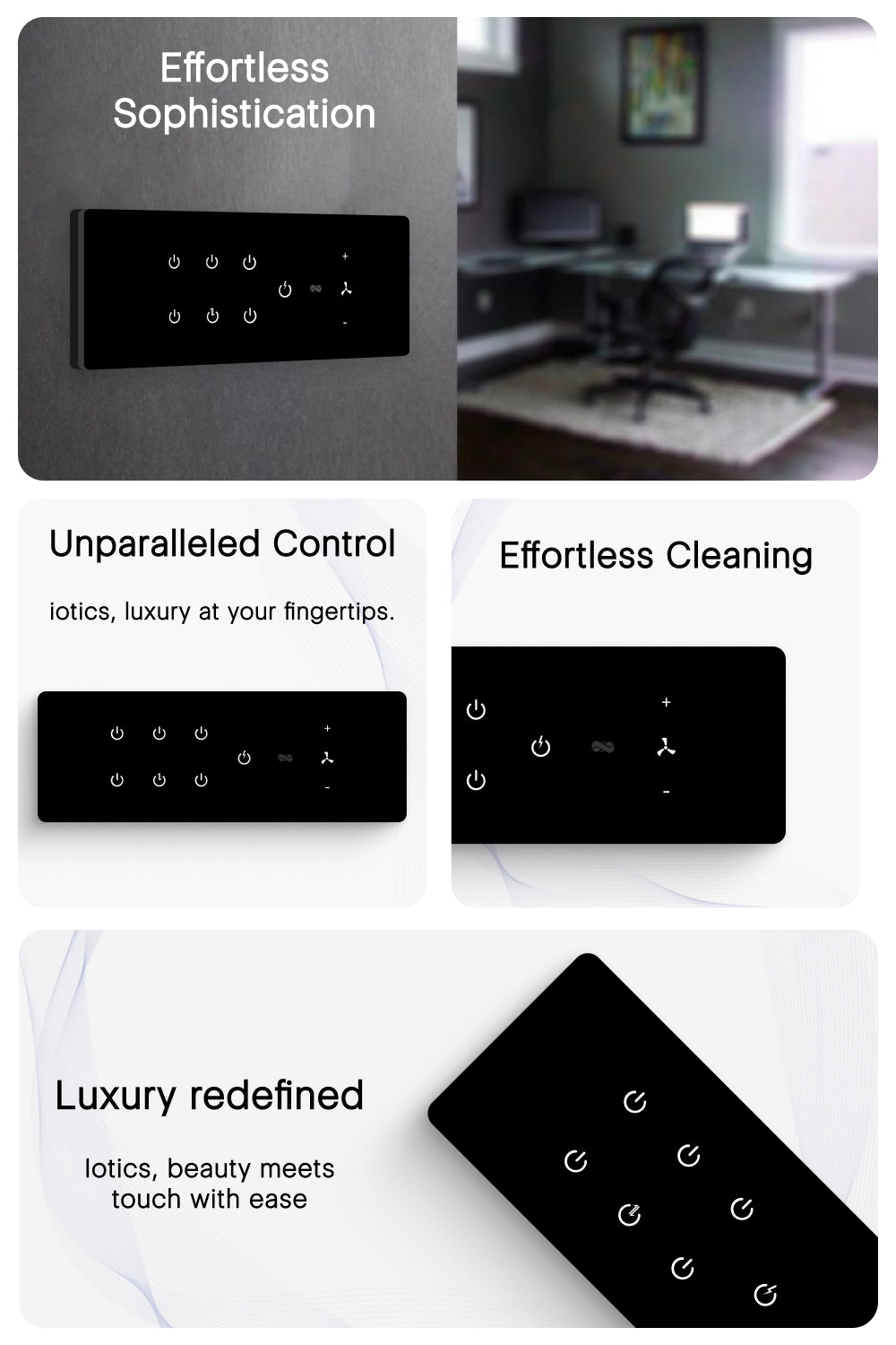 luxury touch switches