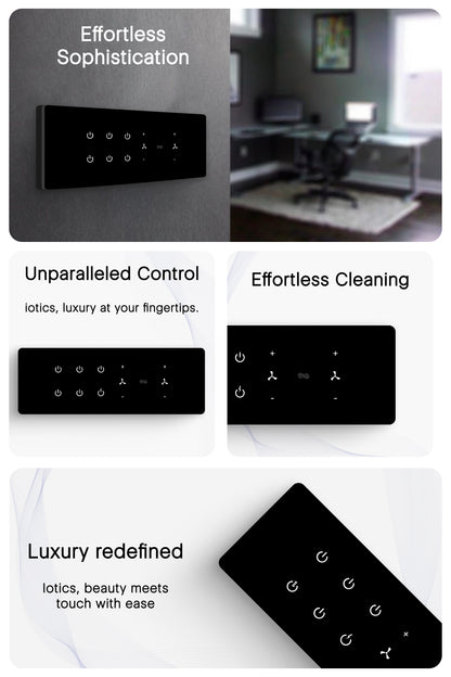 Luxury home automation switches