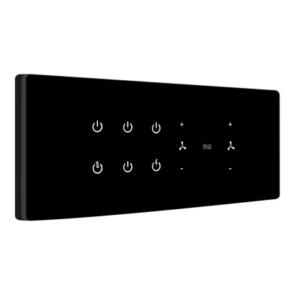 touch switches black