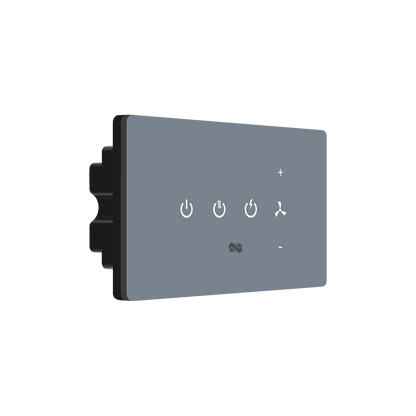 4 Gang - Smart wifi Switch - Gray