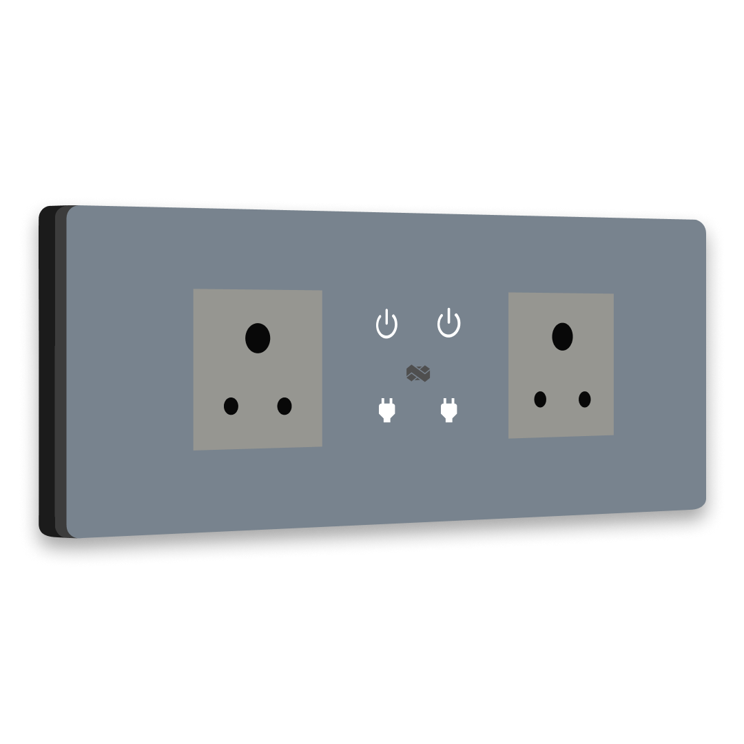 smart switch with plug - Gray