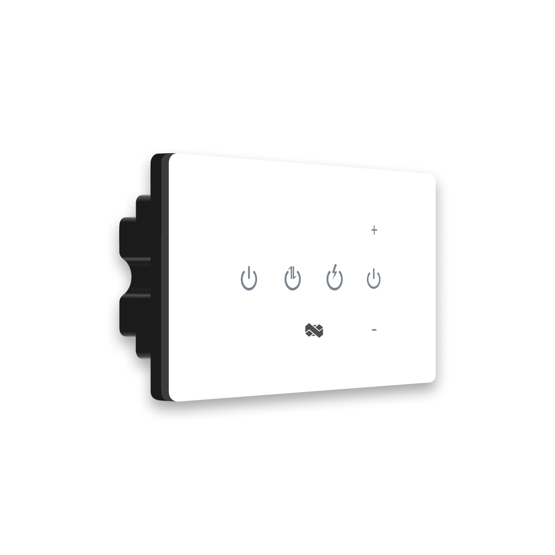 4 Gang - Touch Switch - White