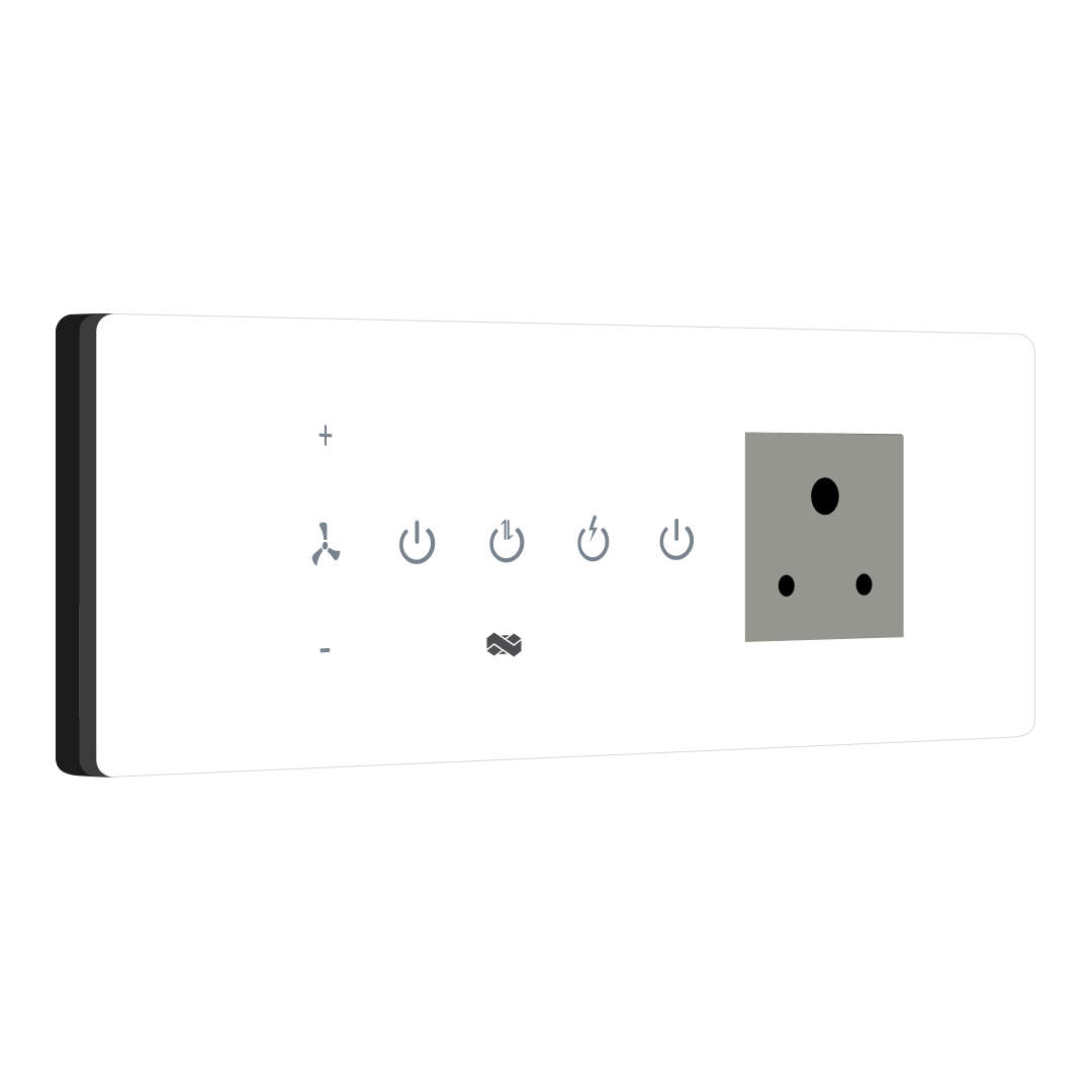 Touch control switches - White