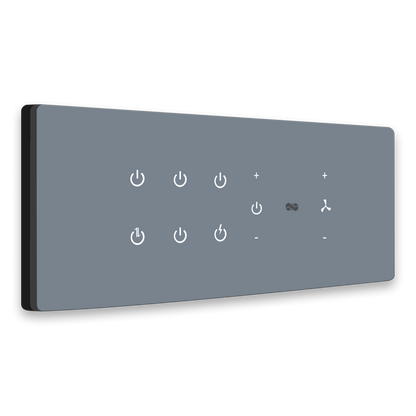 8 Gang - Wi-Fi Switches - Gray