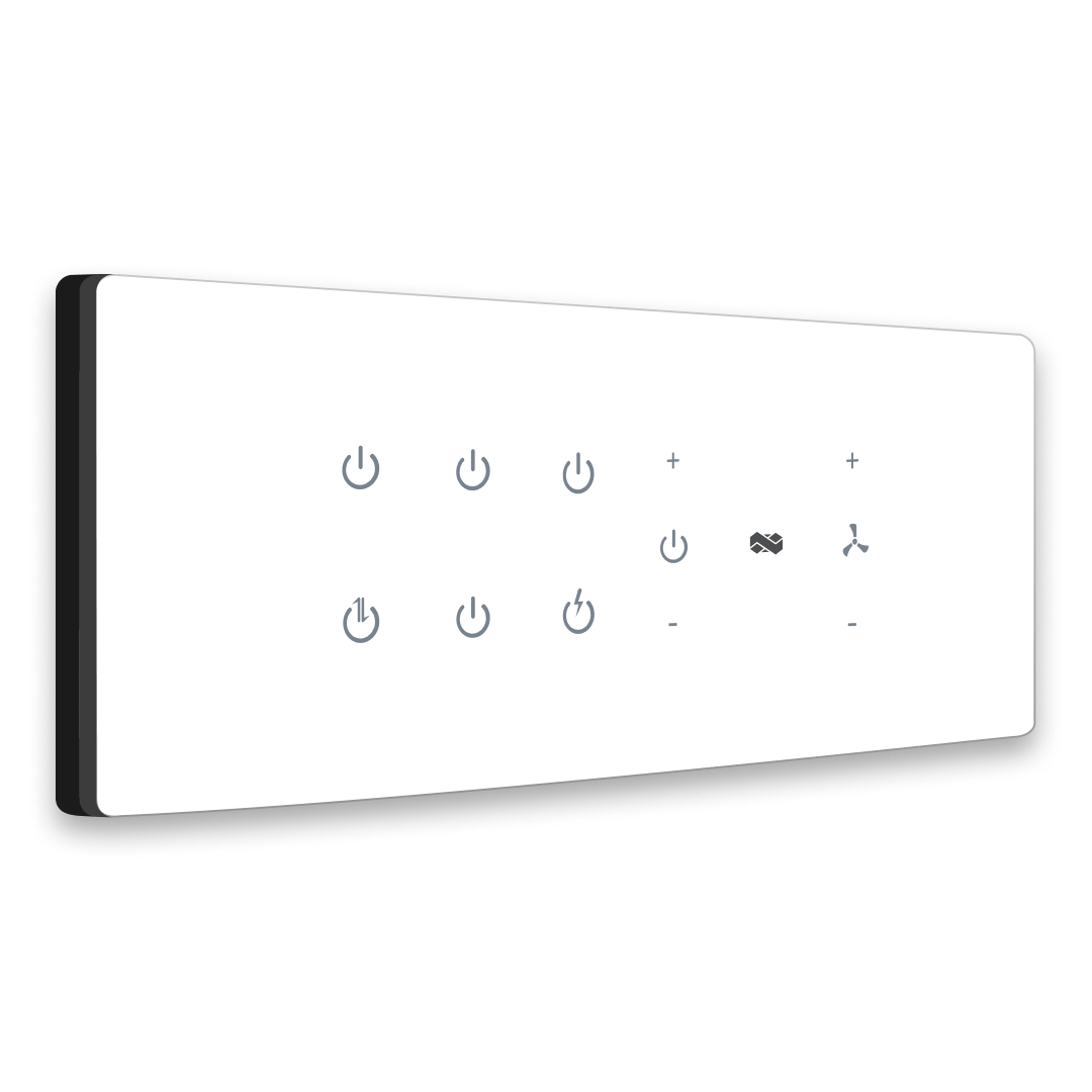 8 Gang - Wi-Fi Switches - white